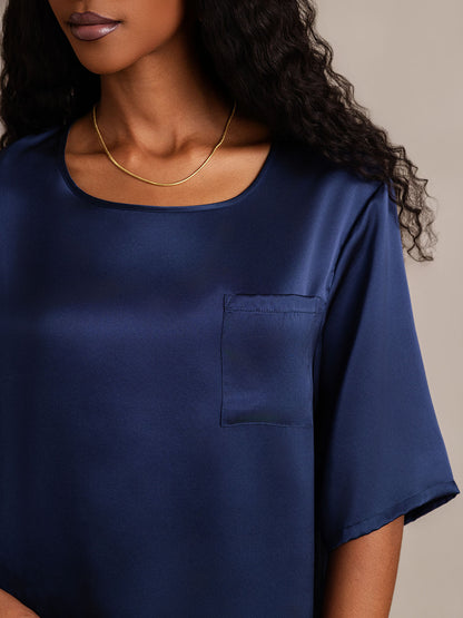 Reine Seide Damen Pyjamas