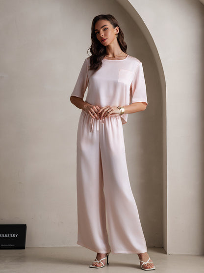 Reine Seide Damen Pyjamas