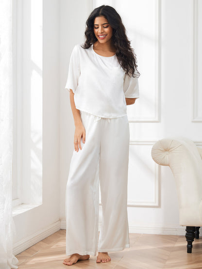 Reine Seide Damen Pyjamas