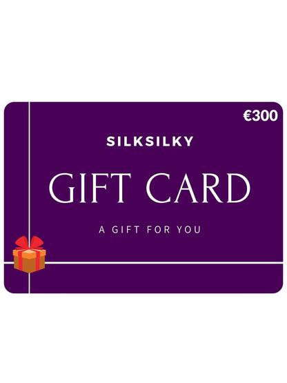 Silksilky Geschenkkarte 50€ - 500€