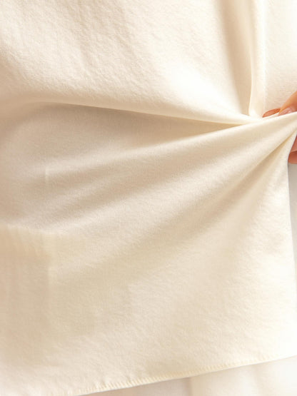 19 Momme Waschbare Seide Spaghetti-Träger Rundhalsausschnitt Camisole Set mit Seitentaschendesign