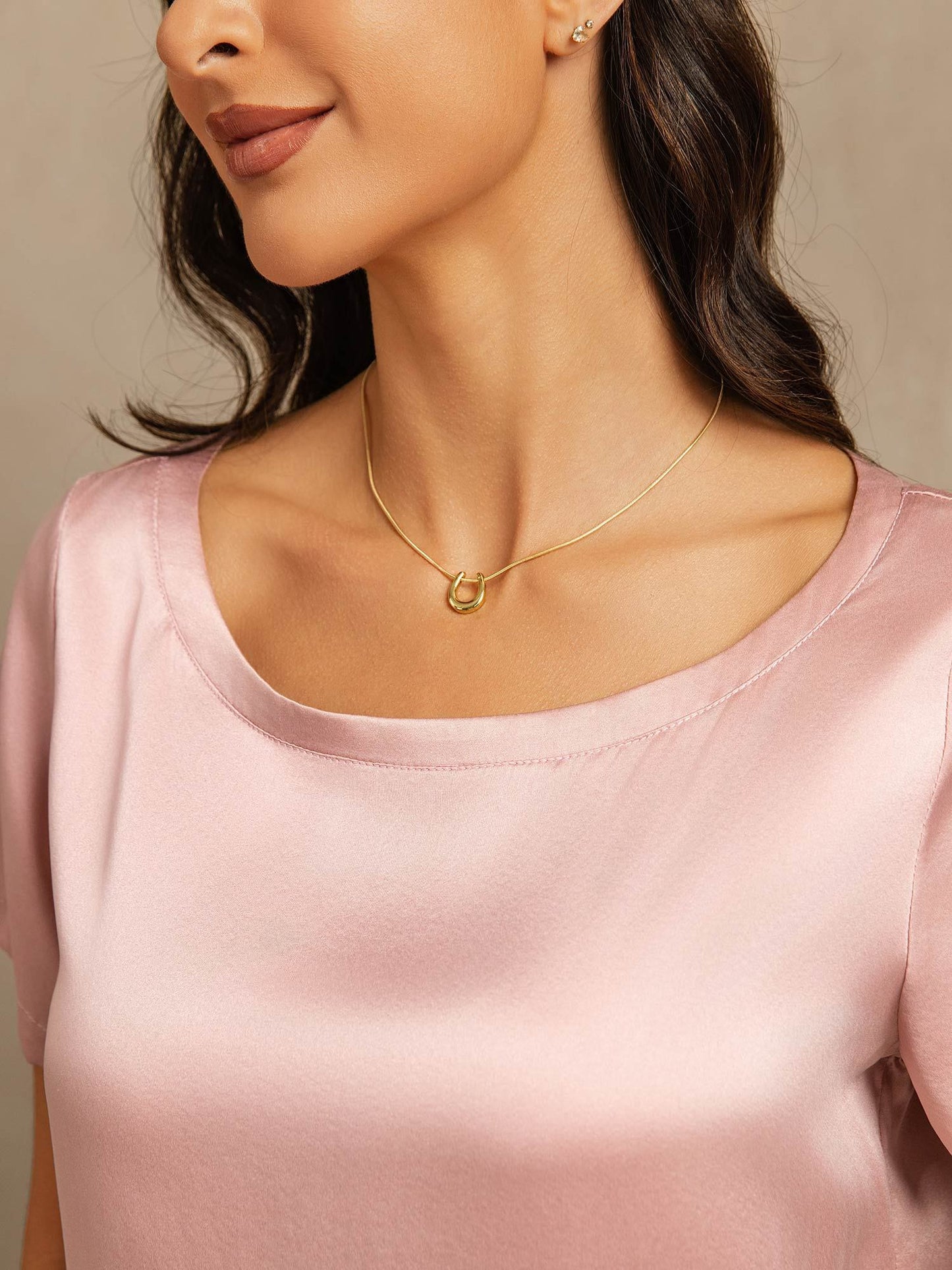 19 Momme Damen Waschbare Seide Kurzarm Pyjama Set