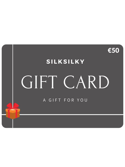 Silksilky Geschenkkarte 50€ - 500€
