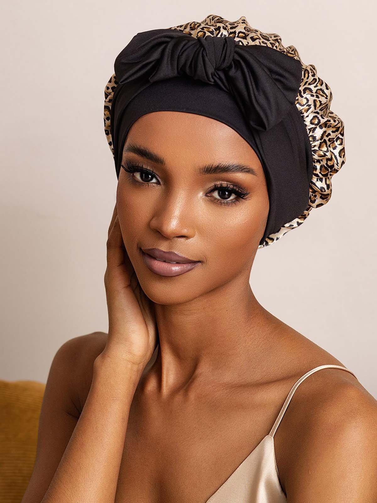 Reine Seide Schleifenbindung Seidenhaube