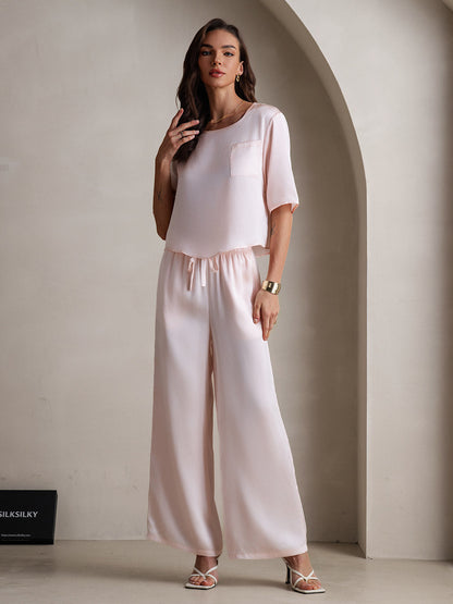 Reine Seide Damen Pyjamas