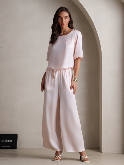 Reine Seide Damen Pyjamas